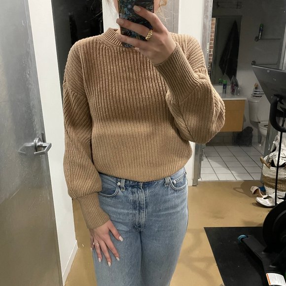 Madewell Camel Wool Sweater - Picture 1 of 3